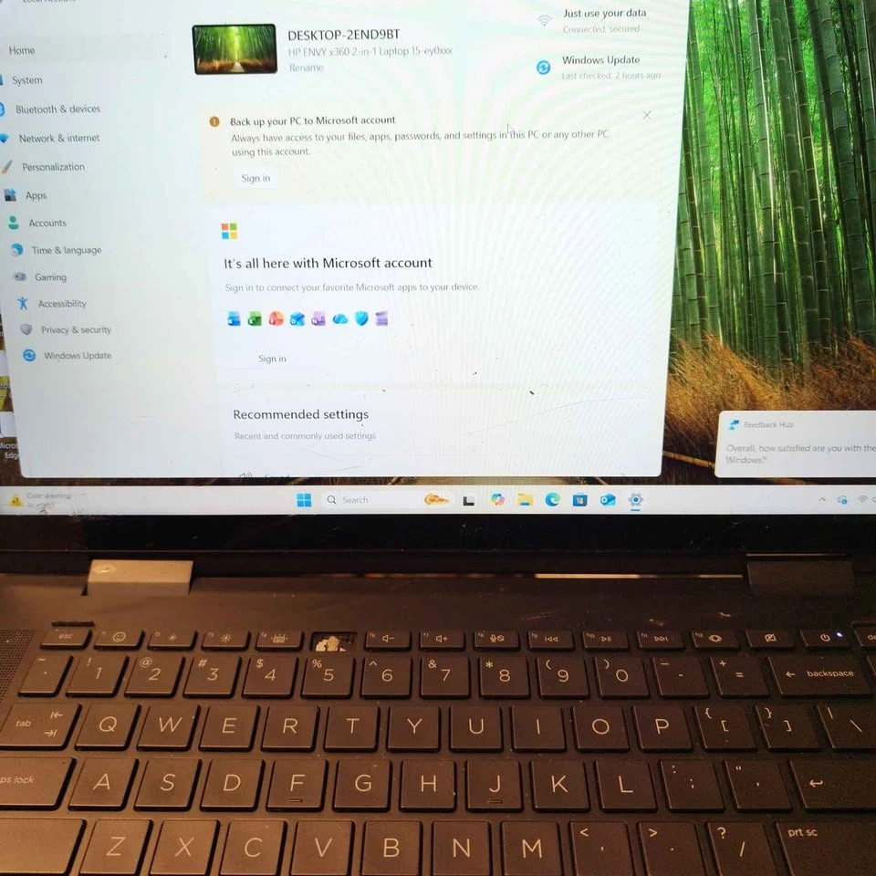 HP Envy 2-in-1 Laptop Ryzen 5, 8GB RAM, 236GB SSD, Win 11 - photo 2