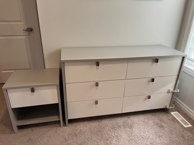 South Shore 6 Drawer Dresser + Nightstand