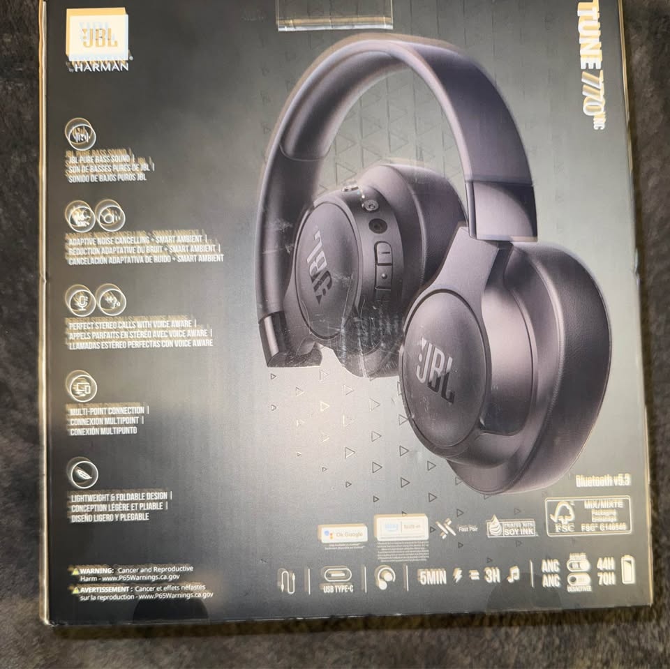 JBL Tune 770NC Bluetooth Wireless Headphones - photo 2