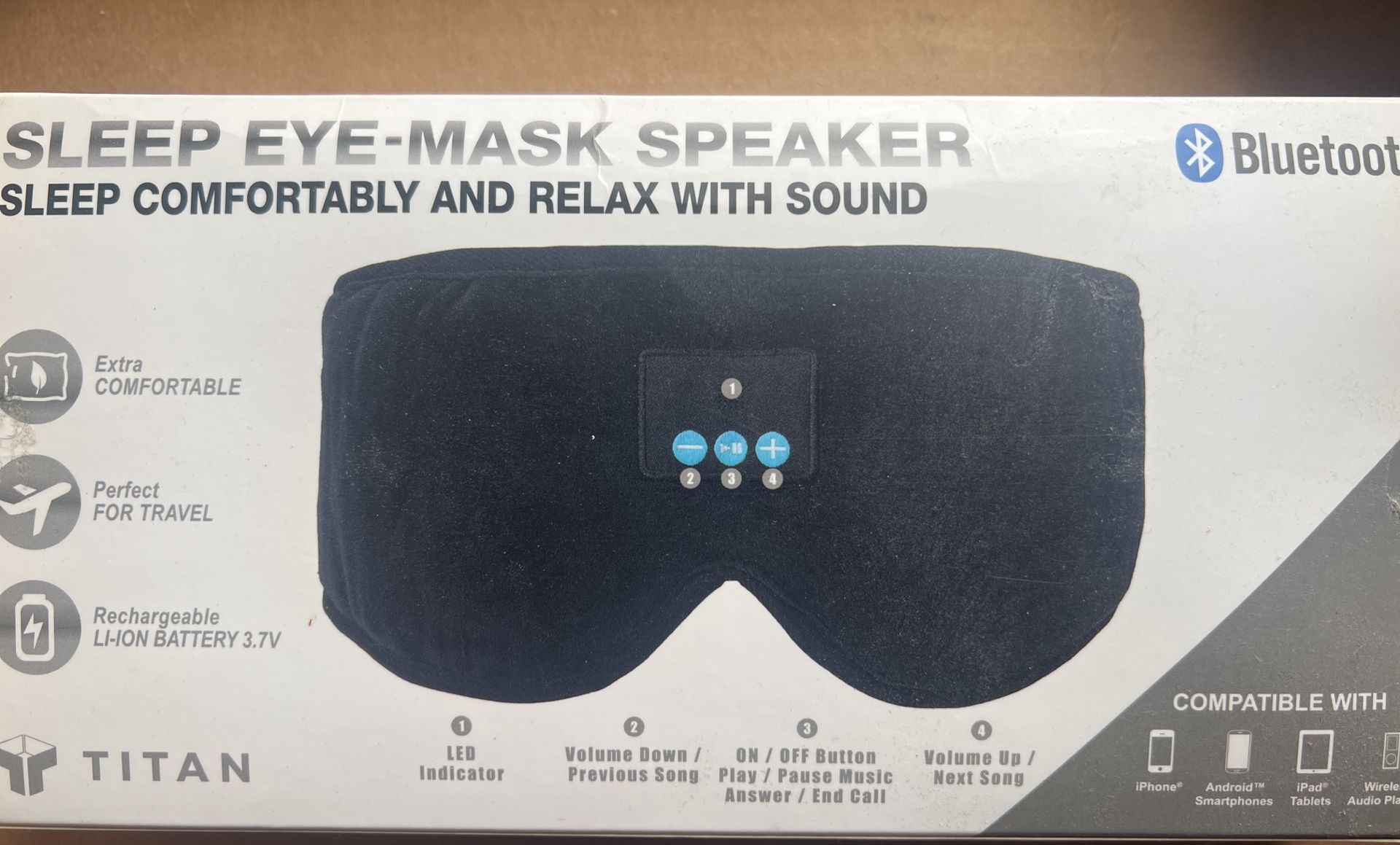 Sleep Mask With Built In Speaker - photo 2