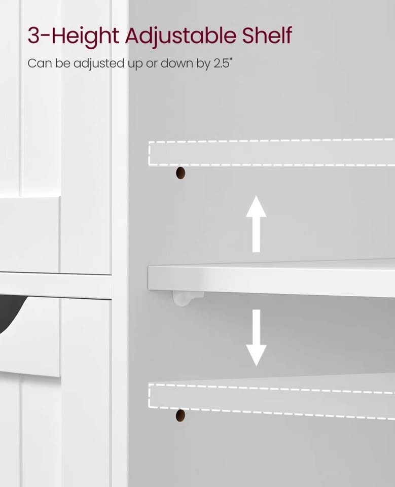 Manhattan White Storage Cabinet: New Open Box - 4 Drawers - photo 3