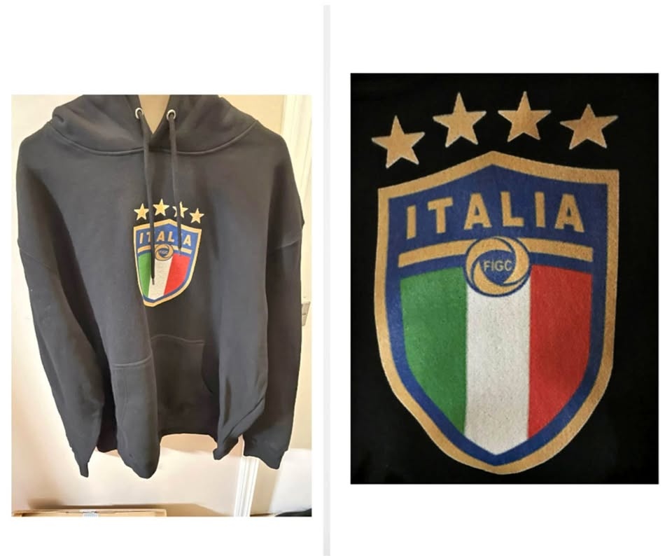 BRAND NEW Heavyweight Juventus & Italy Hoodies - XL/2XL