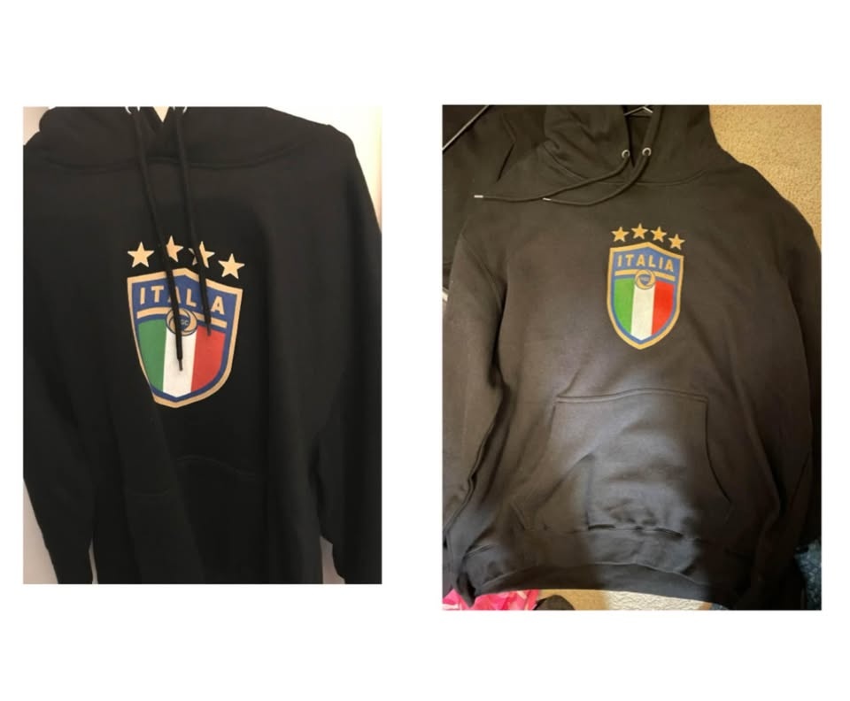 BRAND NEW Heavyweight Juventus & Italy Hoodies - XL/2XL - photo 3