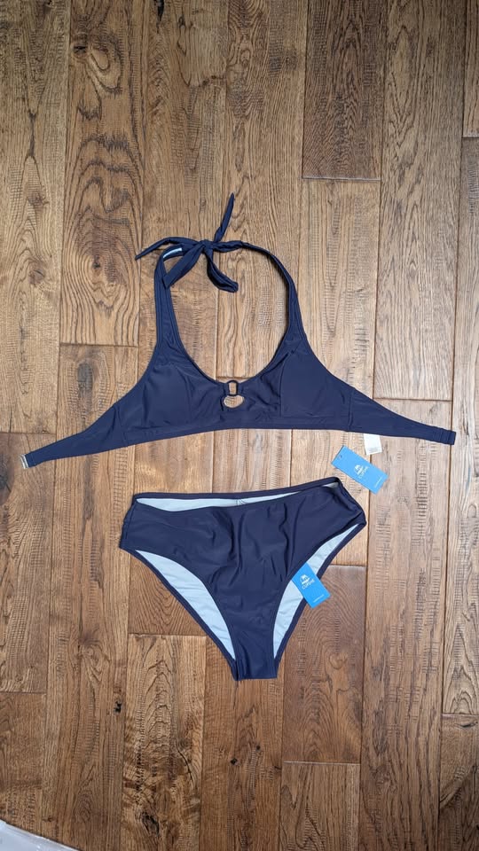 *NEW* CUPSHE Moonlit Marina Navy Bikini Set (S Top, M Bottom) - photo 3