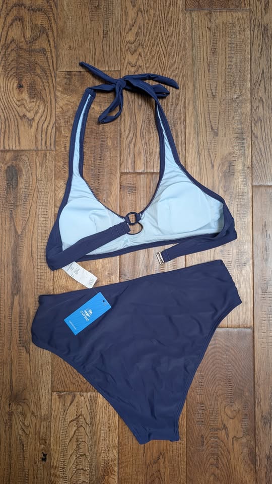*NEW* CUPSHE Moonlit Marina Navy Bikini Set (S Top, M Bottom) - photo 5