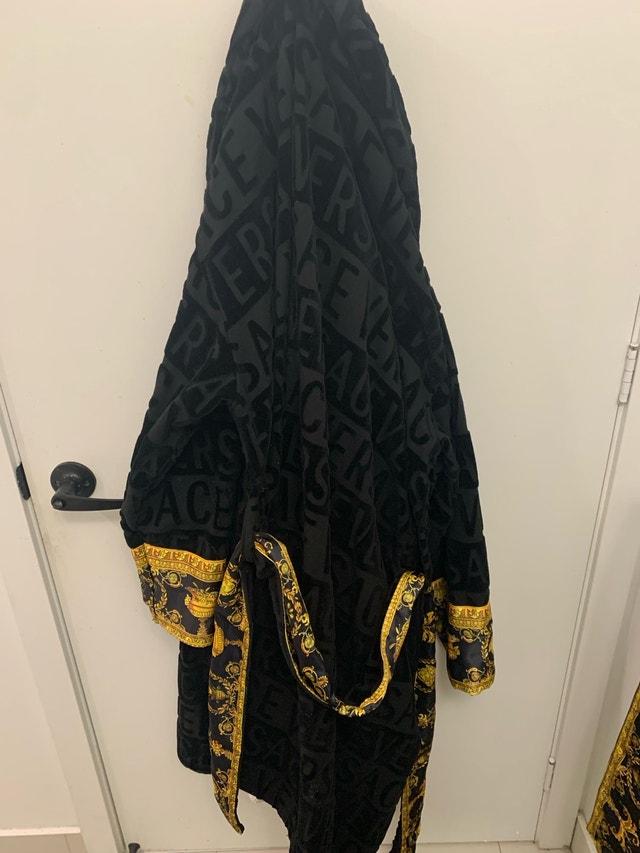 Versace Robe - Barocco Print Black & Gold - photo 3