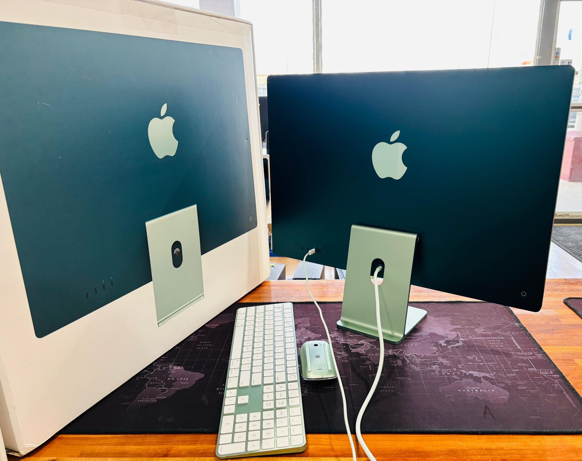 Apple iMac 24” Green M1 2021 16GB RAM 512GB + Keyboard/Mouse - photo 2