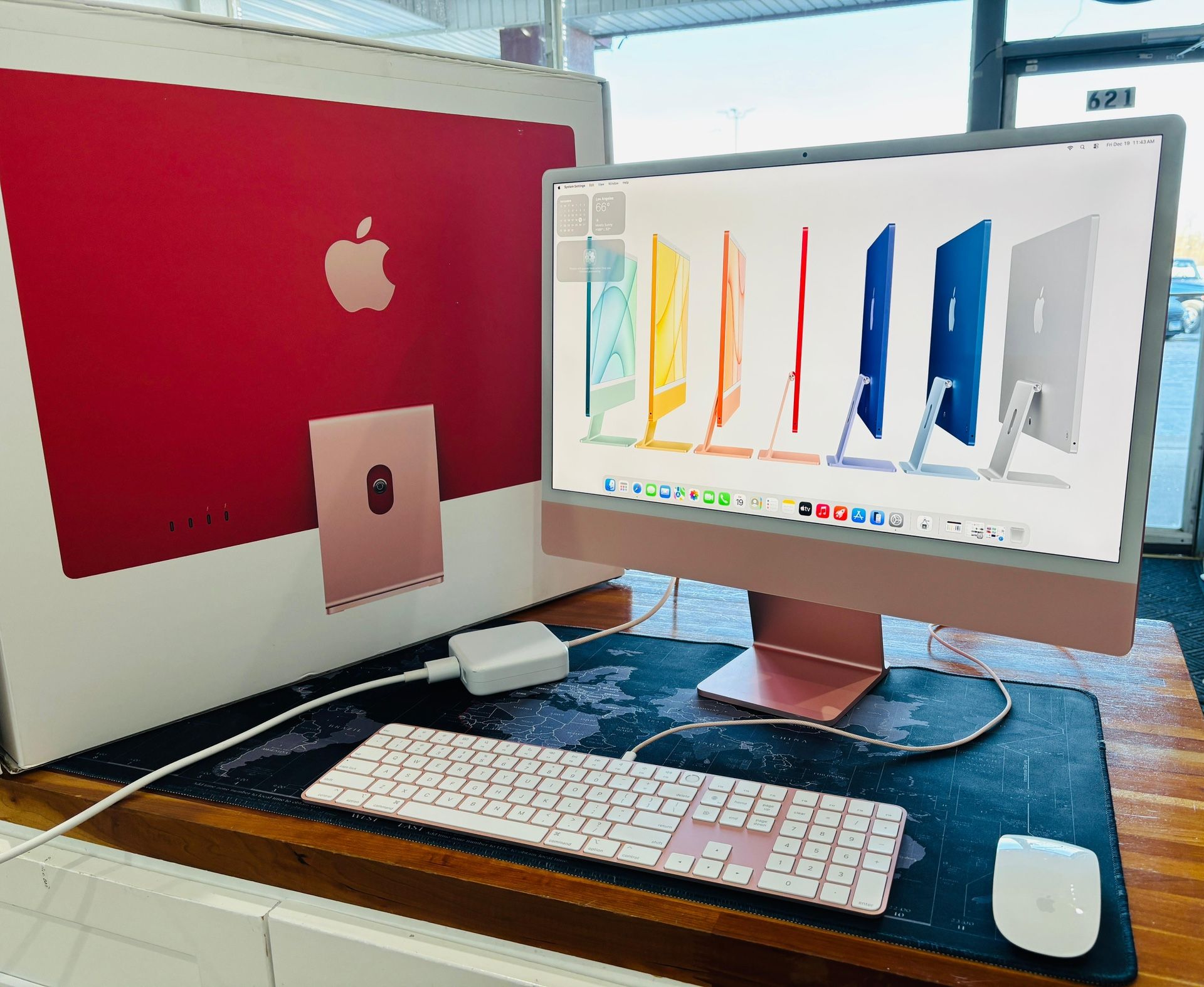 Apple iMac 2021 24” M1 16GB RAM 500GB Pink w/ Keyboard & Mouse - photo 3