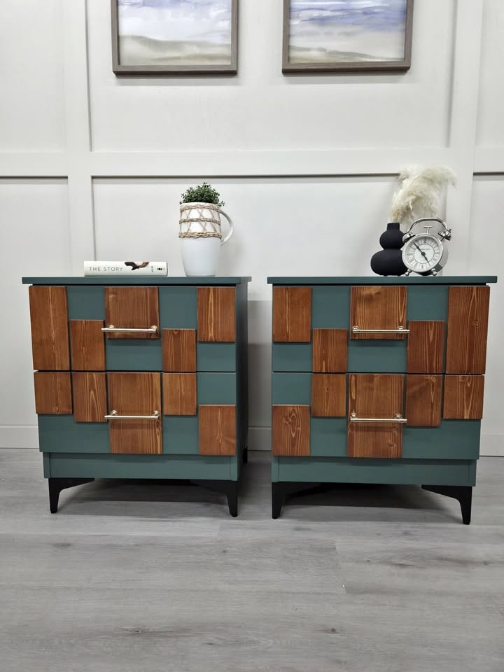 Refinished Night Stands - Matching Pair