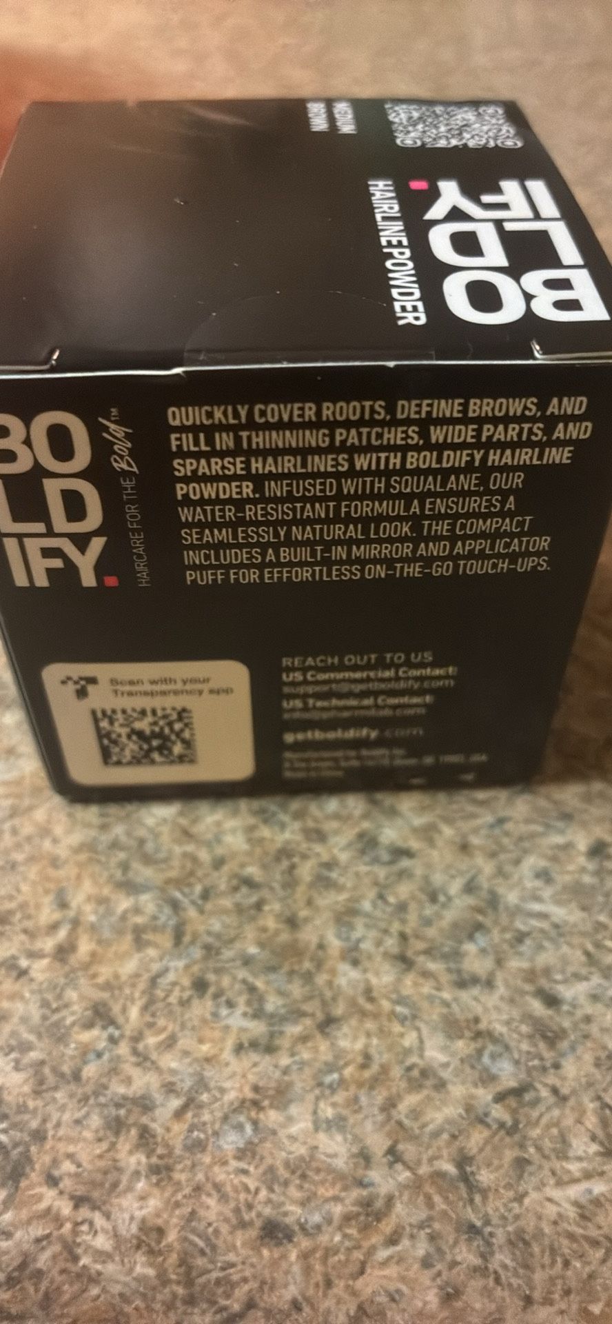 BOLDIFY Hairline Powder (LARGE, 10g) - Medium Brown - photo 3