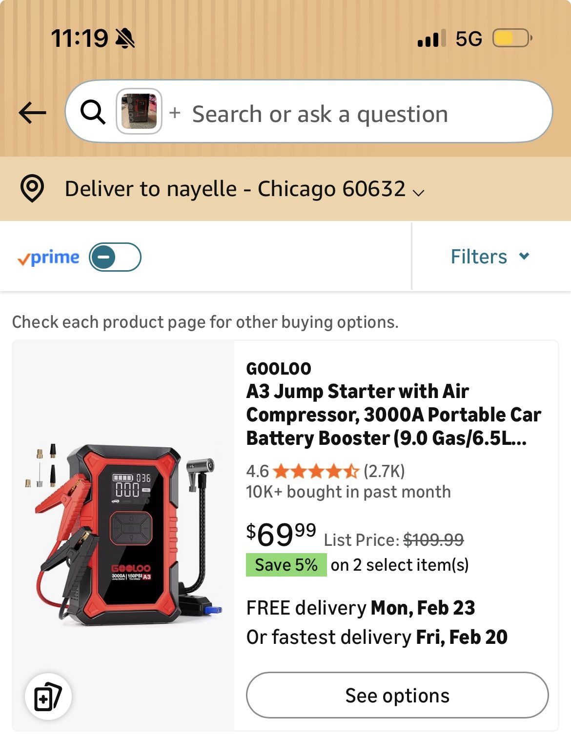 Jump Starter With Air Compressor
