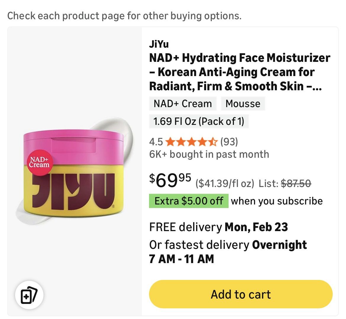 Hydrating Face Moisturizer