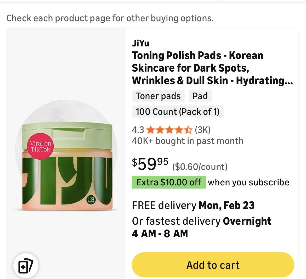 Toning Polish Pads