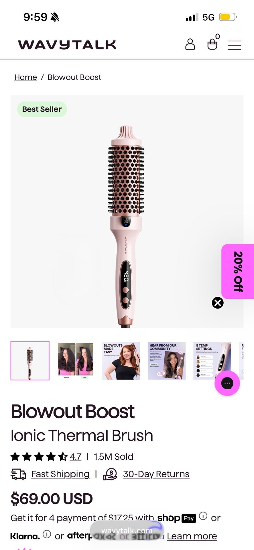 Blowout Thermal Brush