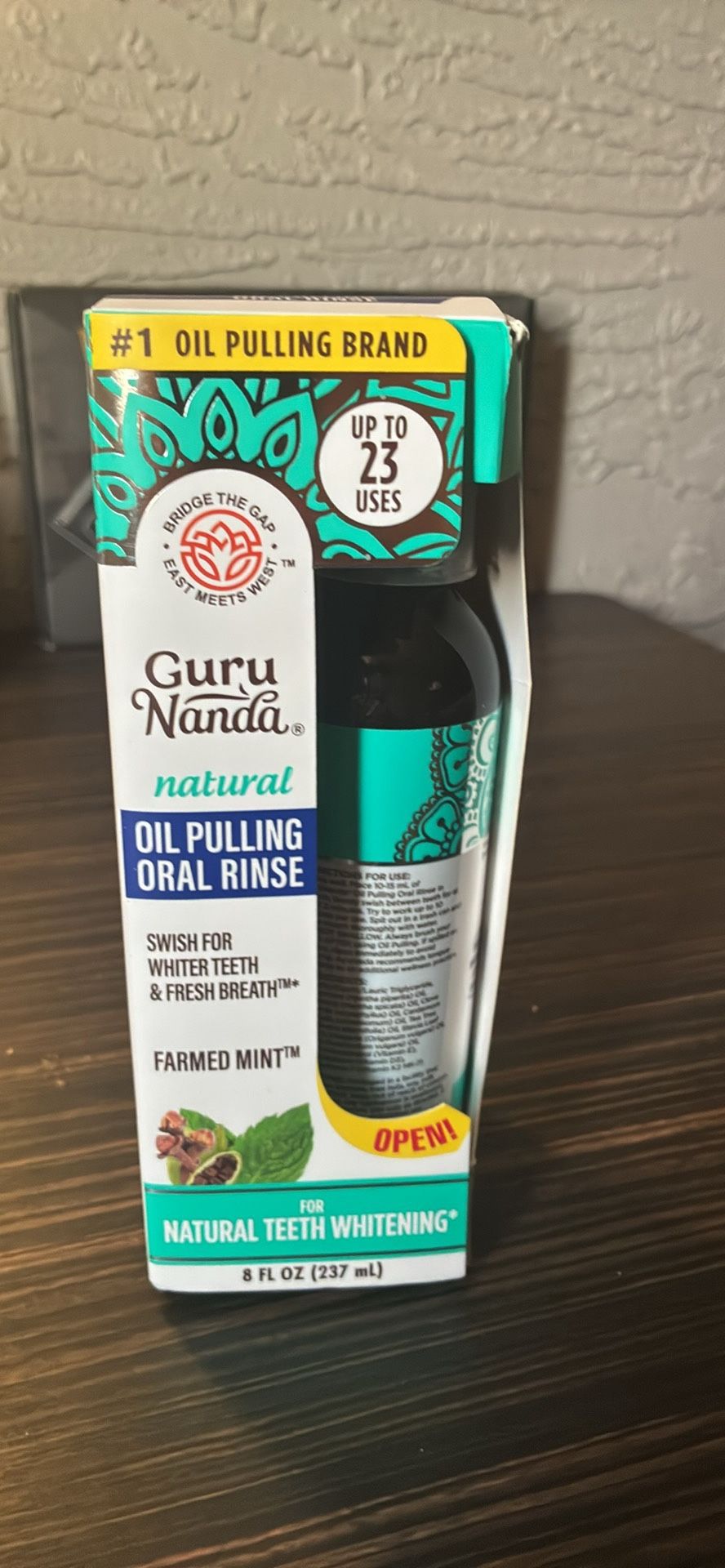 GuruNanda CocoMint Oil Pulling Mouthwash - 8 oz