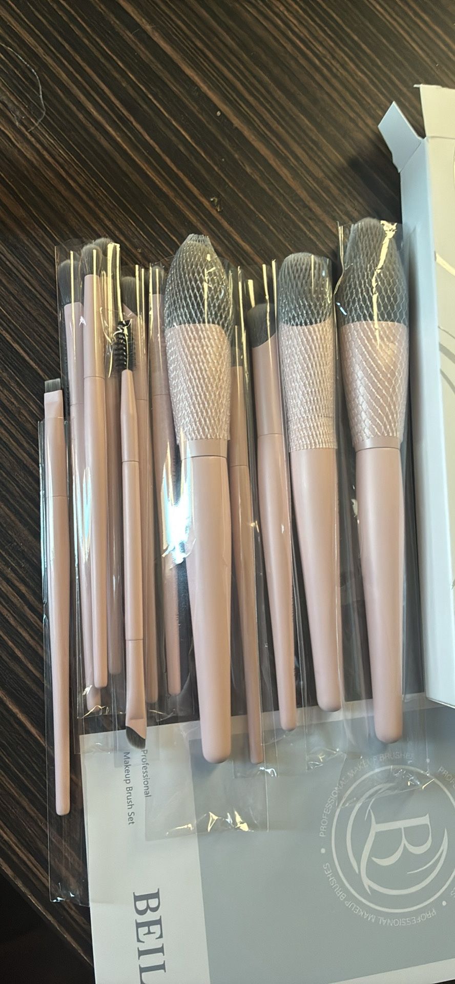 BEILI 12-Piece Pink Makeup Brush Set - photo 4
