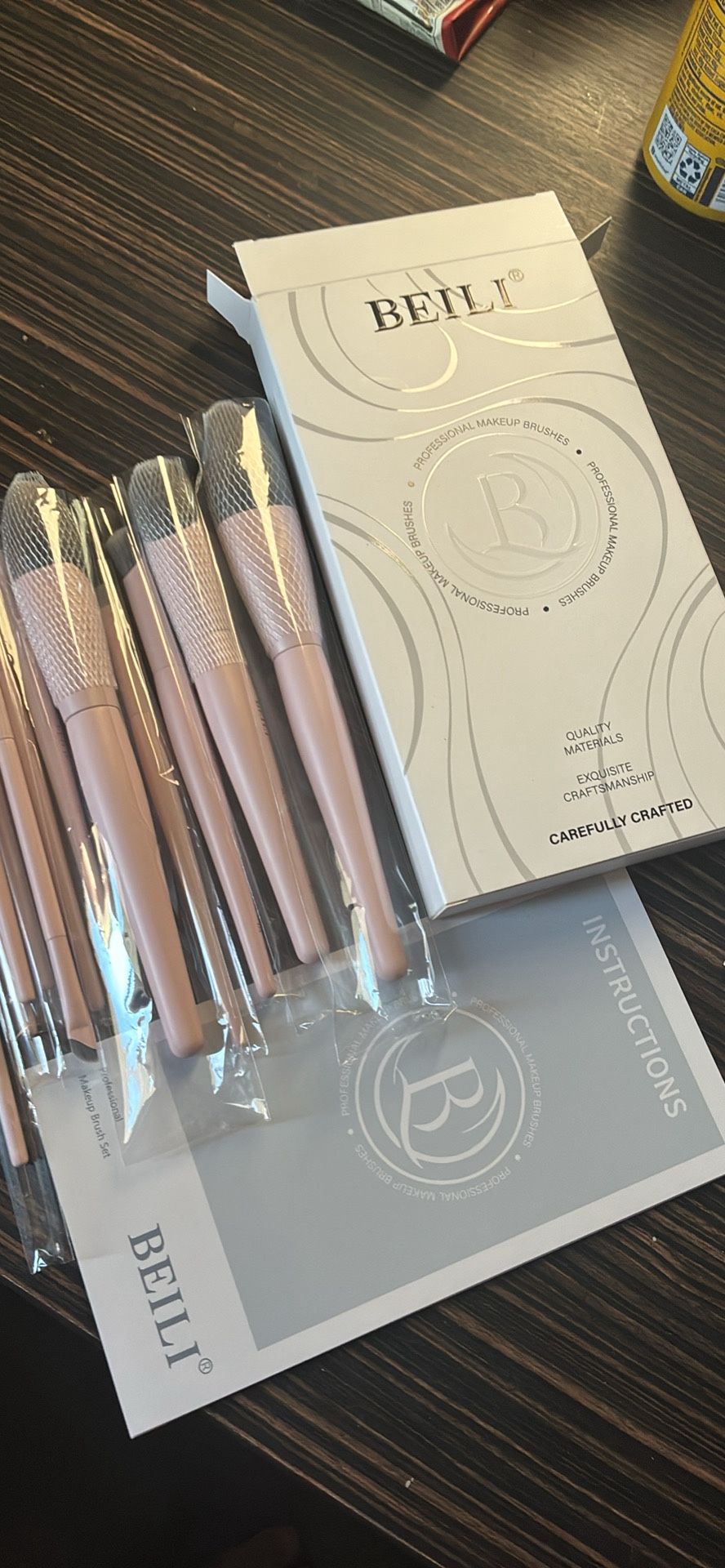 BEILI 12-Piece Pink Makeup Brush Set - photo 5