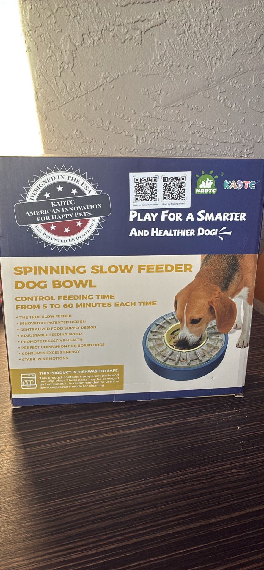 Spinning Slow Feeder Dog Bowl - photo 2
