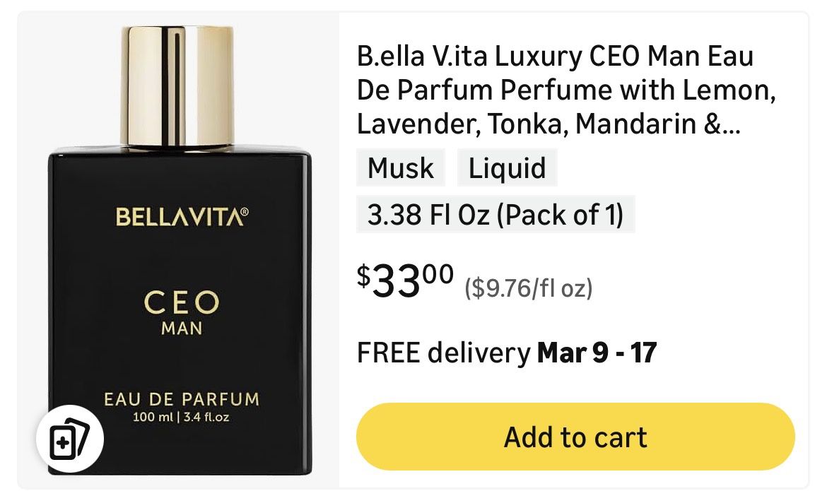Luxury CEO Men Cologne