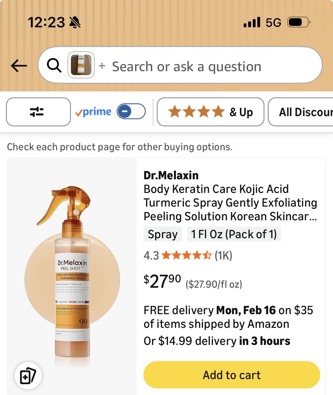 Dr.Melaxin Exfoliating Spray