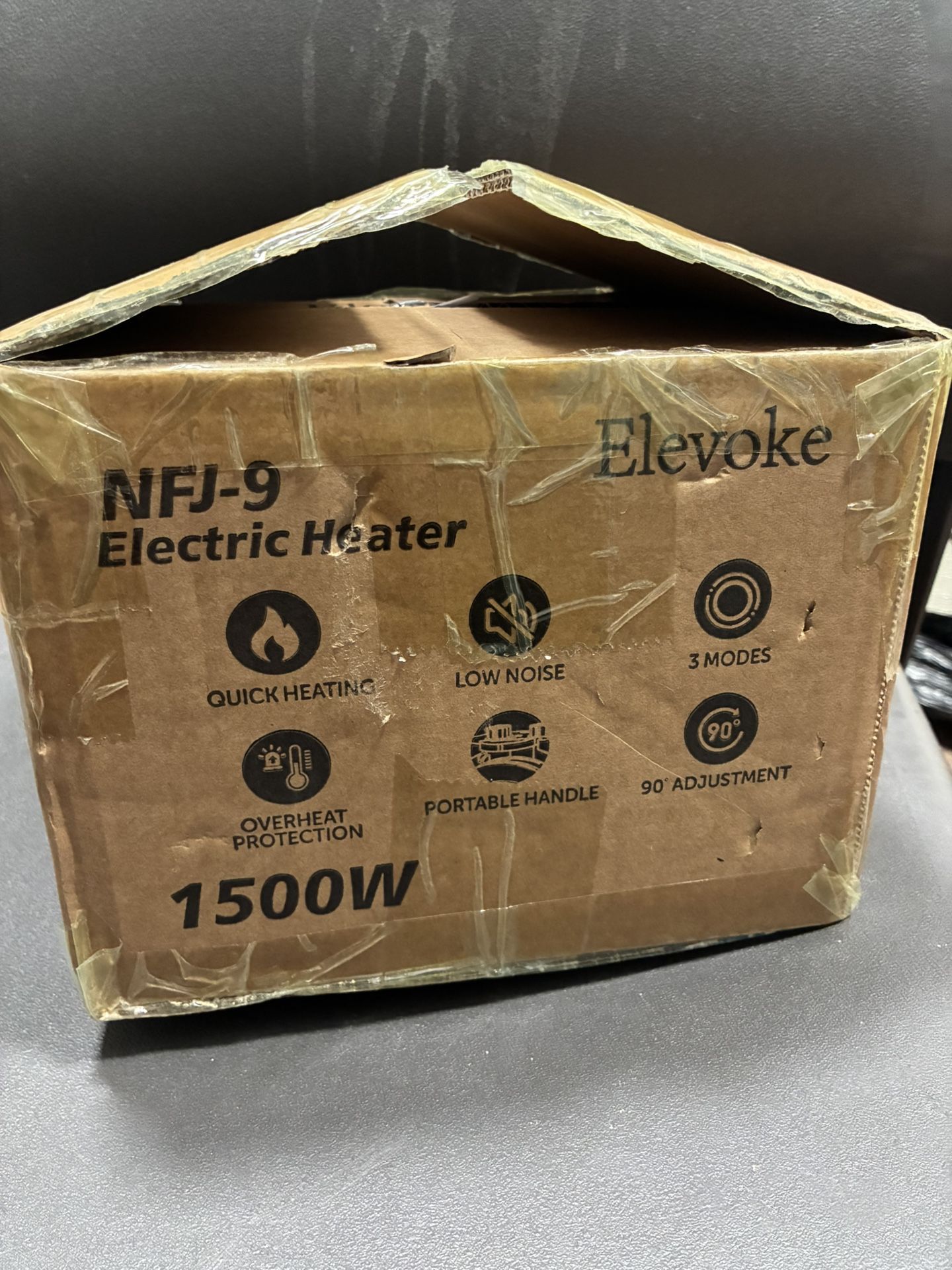 Elevoke Space Heater, 1500W Portable Heater - photo 2
