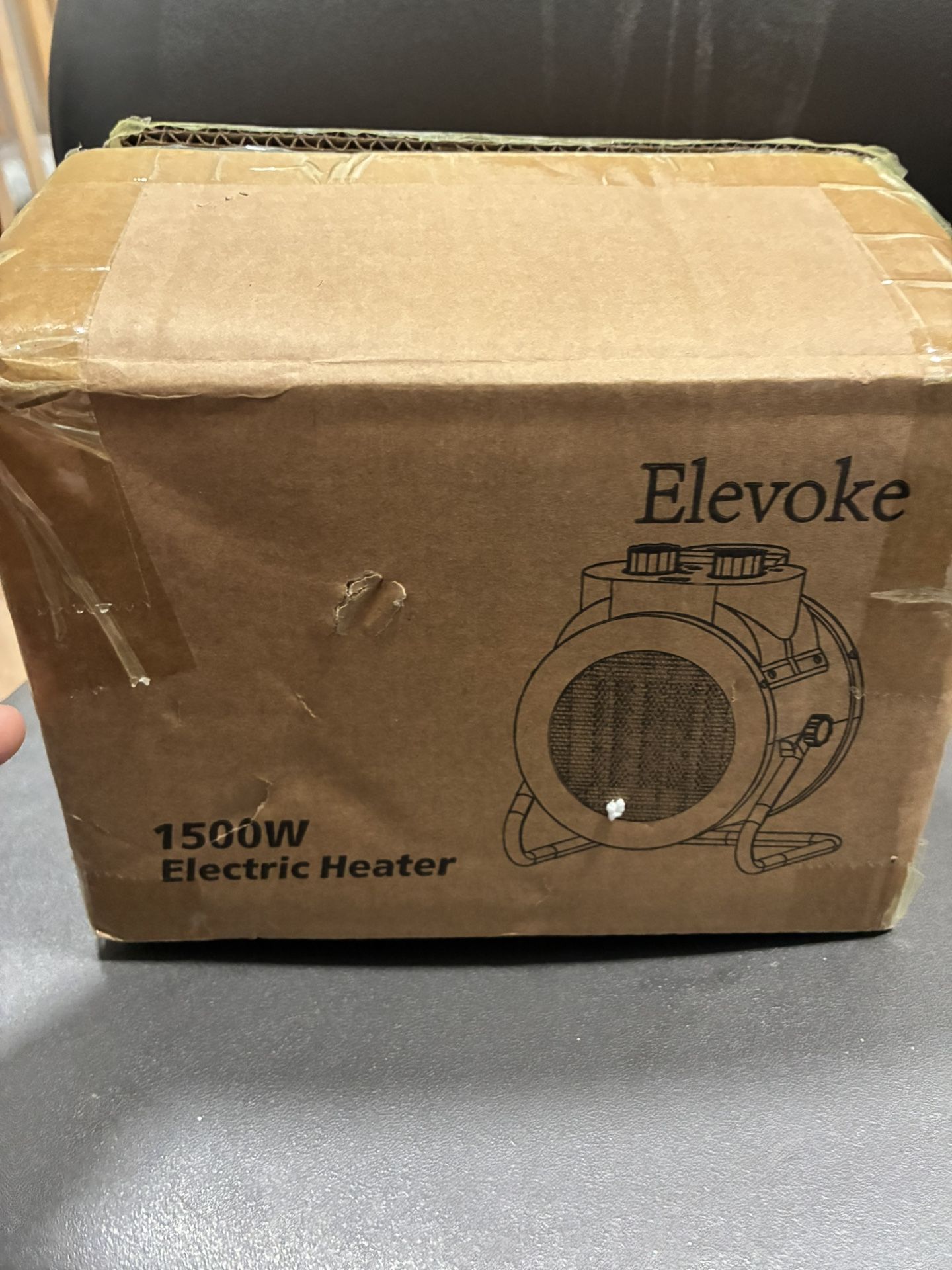 Elevoke Space Heater, 1500W Portable Heater - photo 3