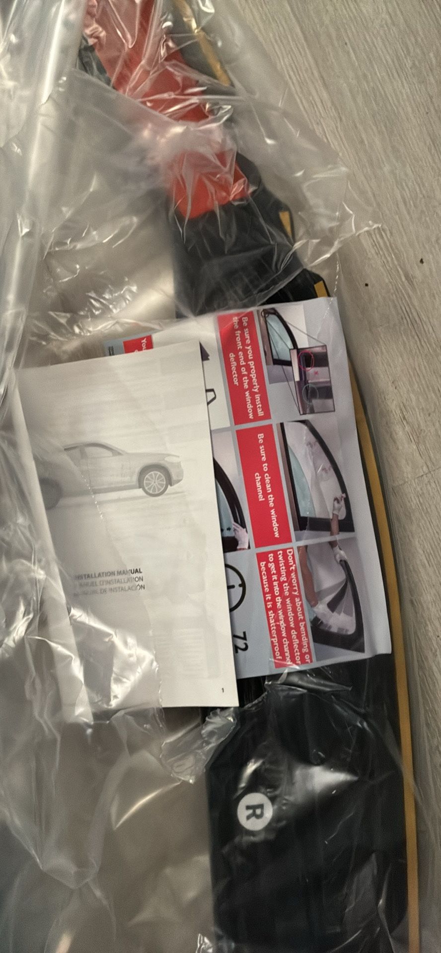 Voron Glass Rain Guards for Chevy/GMC Sierra 2019-2025 Crew Cab - photo 3