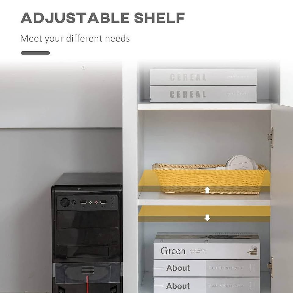 L-Shaped Computer Desk with Shelf - NEW - photo 5
