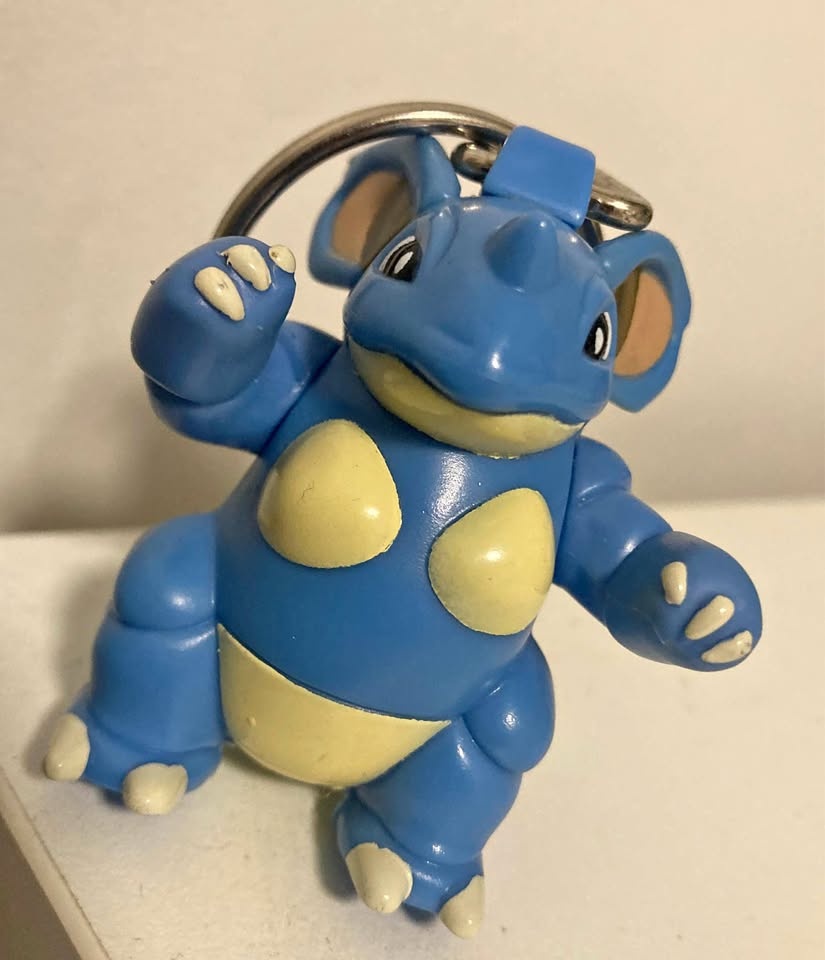 Vintage 1999 Burger King Pokemon Nidoqueen Figure Keychain