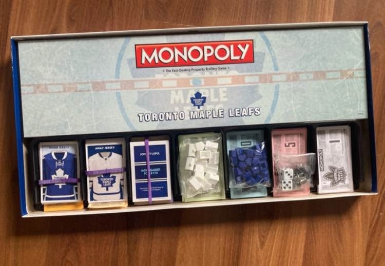 Toronto Maple Leafs Monopoly Board Game 100% COMPLETE - photo 2