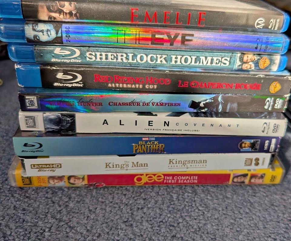 Blu-rays and DVD