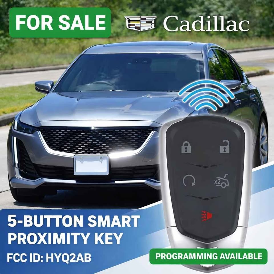Cadillac Keys 5 Button HYQ2AB - photo 3