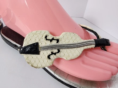 Vintage Andrea Pfister Violin Sandals - Marshall Field's - Made - photo 2