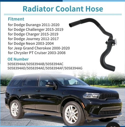 Upper Engine Radiator Hose for Dodge, Jeep, Chrysler - photo 2