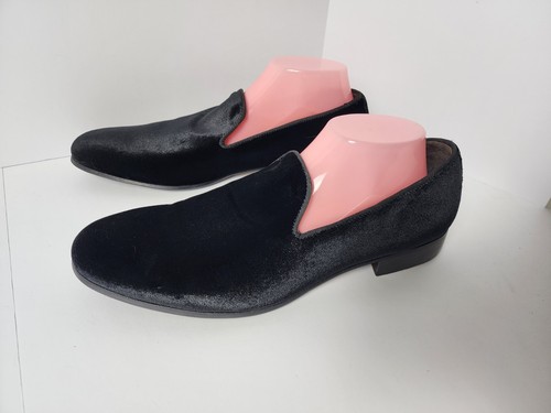 M By Bruno Magli Ellington Suede Black Loafers Men's 9 - photo 4