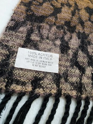 90's Vintage Ombré Bloomingdale's Leopard Scarf Wrap - photo 3