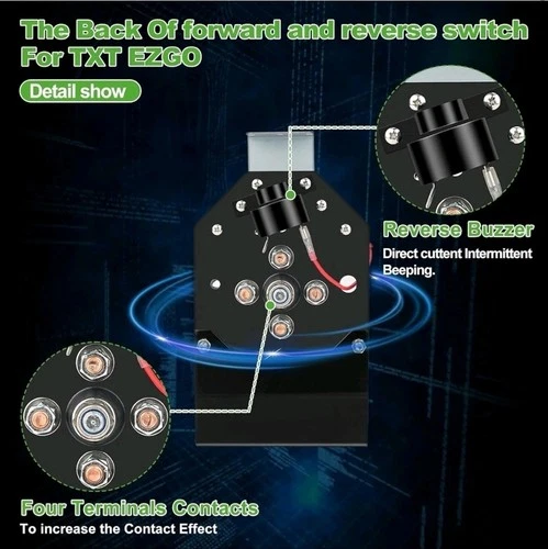 EZGO TXT Golf Cart Forward Reverse Switch Assembly - photo 3