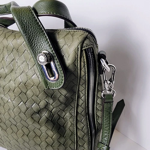 orYANY Green Leather Shoulder Bag Satchel Purse - photo 3