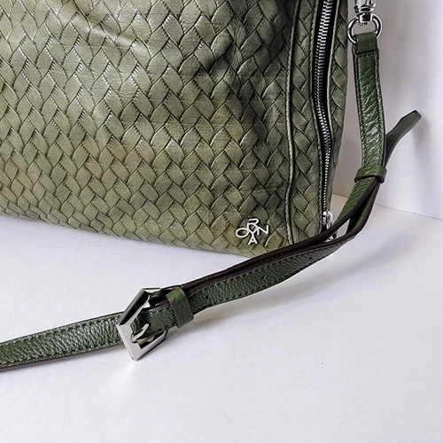 orYANY Green Leather Shoulder Bag Satchel Purse - photo 4
