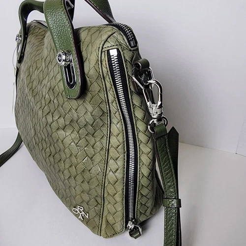 orYANY Green Leather Shoulder Bag Satchel Purse - photo 5