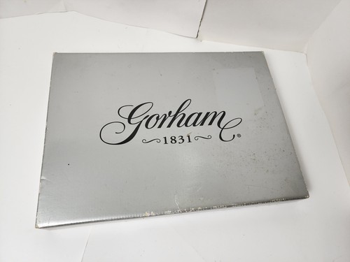 Vtg Gorham 1831 Crystal Oblong Tray Spring Traditions Country Te