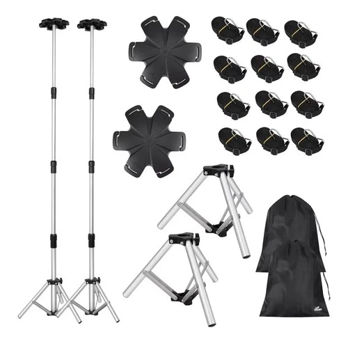 Boat Cover Support Pole Set with Tripod Base (27-71")