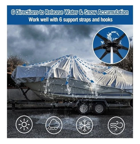 Boat Cover Support Pole Set with Tripod Base (27-71") - photo 2