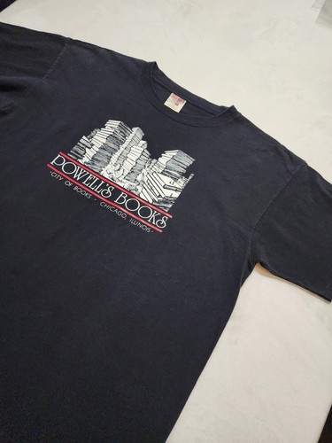 Vintage 1990s Powell's Books Chicago T-Shirt XL - photo 4