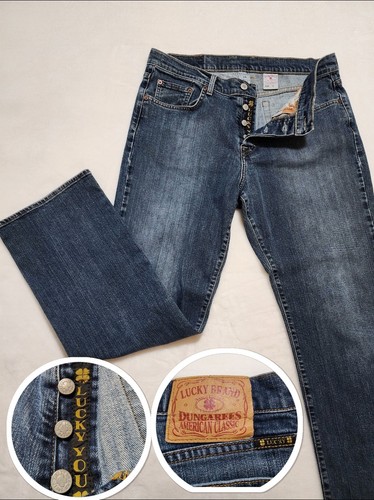 Vintage Lucky Brand Jeans Made in USA 34x30 - Gene Montesano