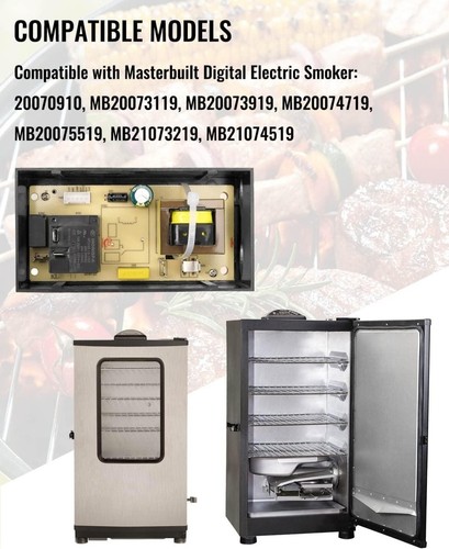 Masterbuilt Digital Electric Smoker Power Circuit Board 99071800 - photo 5