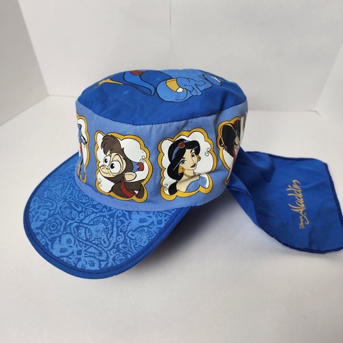 Vintage 90s Disney Aladdin Painter Cap Hat