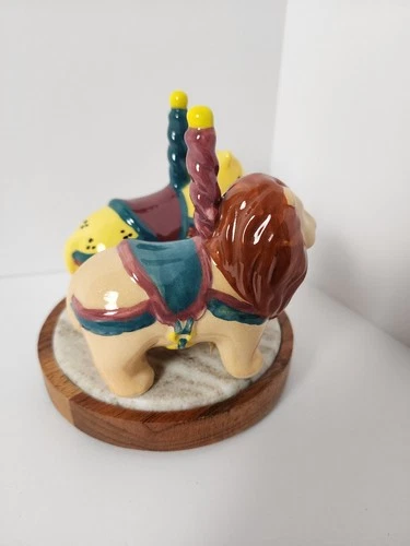 Vintage Carousel Lion & Cheetah Salt & Pepper Shakers - photo 5