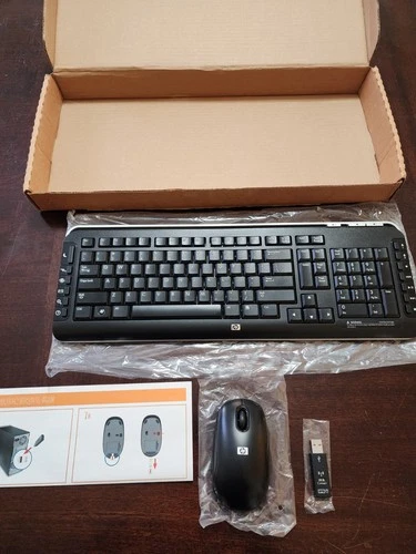 2007 HP 5189URF Wireless Keyboard & Mouse Set - New