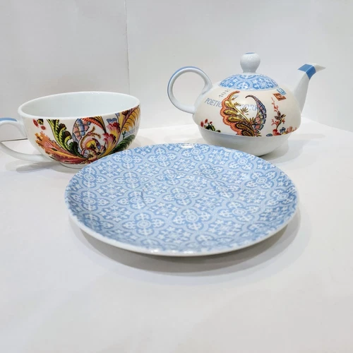 Barnes & Noble Tea Set~ Floral Design Exclusive Complete Box Set - photo 2
